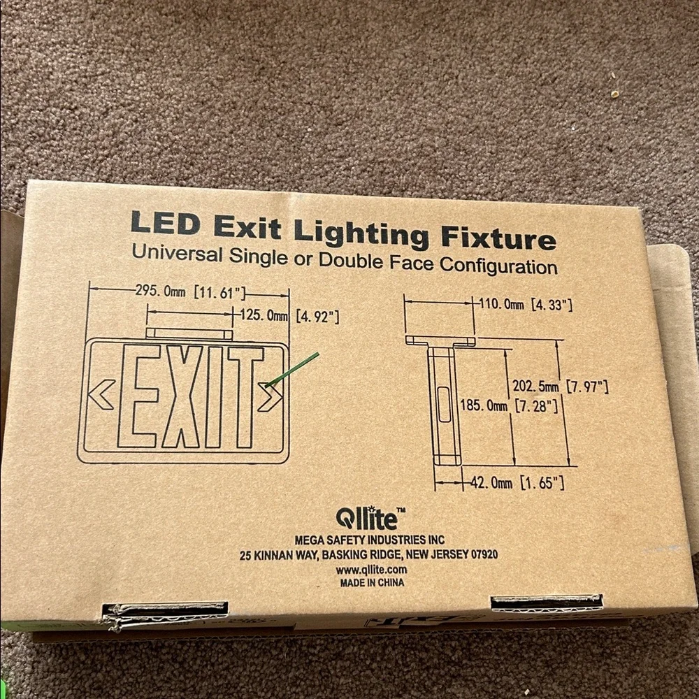 LED Exit Lighting Fixture - Universal Configuration - Picture 5 of 5